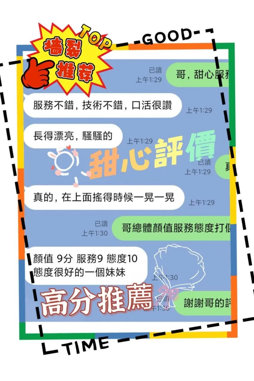 甜心客人評價